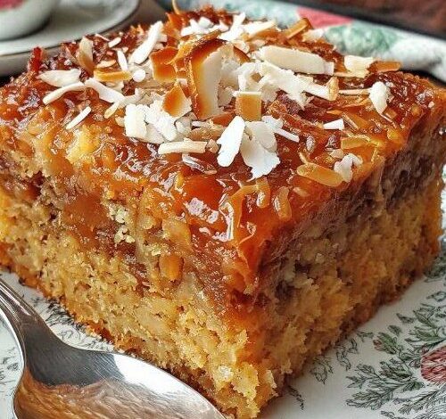 Old-Fashioned Oatmeal Cake