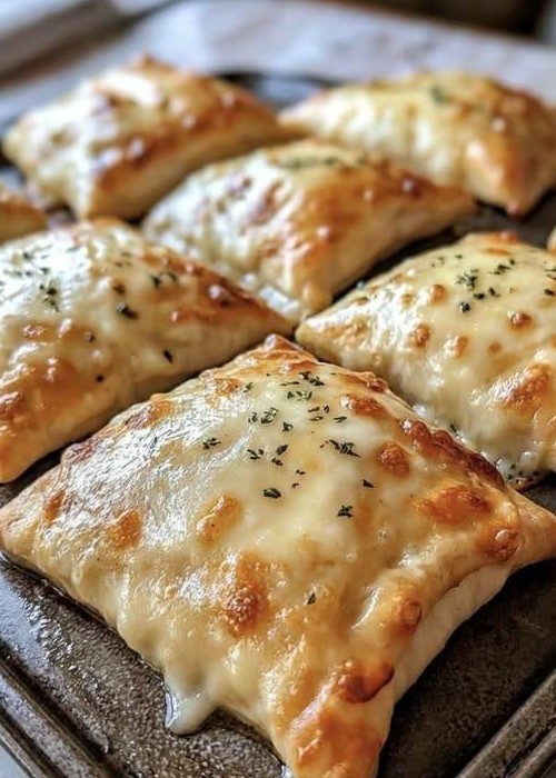 Chicken Alfredo Calzone