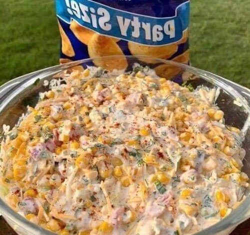 Quick & Creamy Mexicorn and Rotel Dip