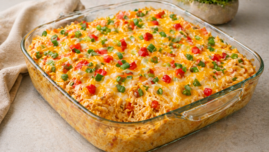 Cheesy Chicken Casserole Bake Recipe