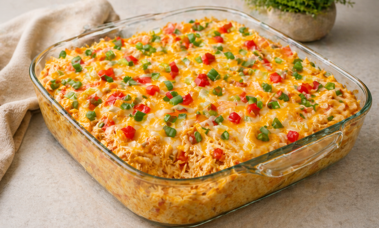 Cheesy Chicken Casserole Bake Recipe
