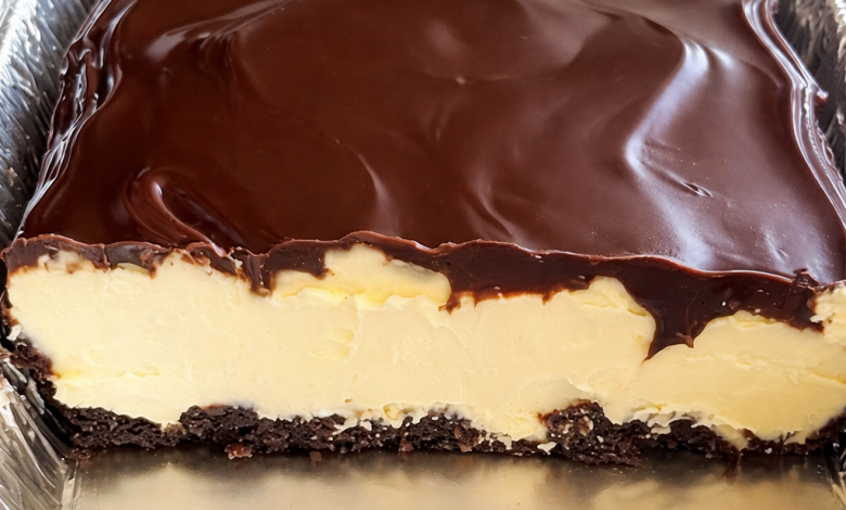 Chocolate Vanilla Cream Bars