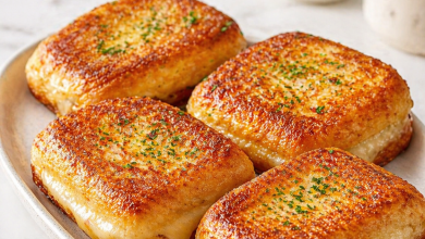 Crispy Stuffed Potato & Cheese Parcels