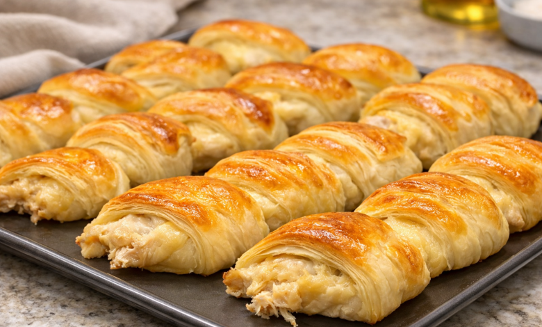 Easy Baked Chicken Stuffed Crescent Rolls Recipe