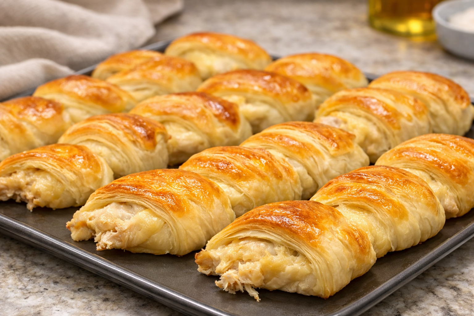 Easy Baked Chicken Stuffed Crescent Rolls Recipe