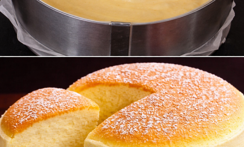 Fluffy Japanese Cotton Cheesecake Recipe