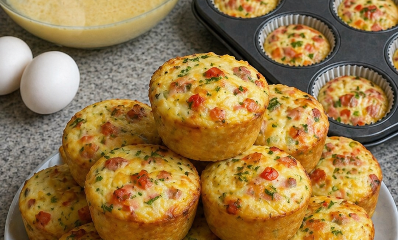 Vegetable Omelet Muffins