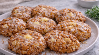 Warm Baked Apple Fritters