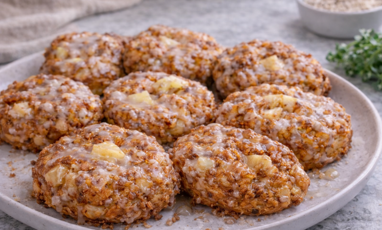 Warm Baked Apple Fritters